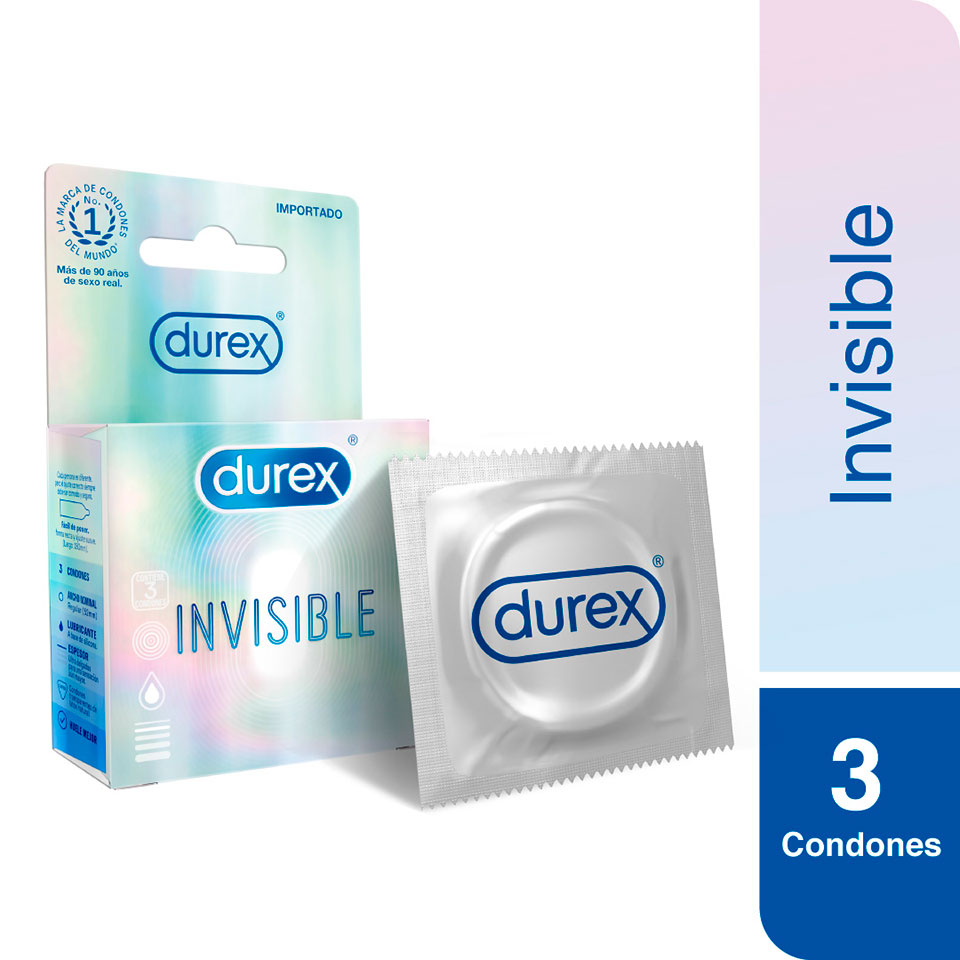 Durex Invisible 3 CONDONES